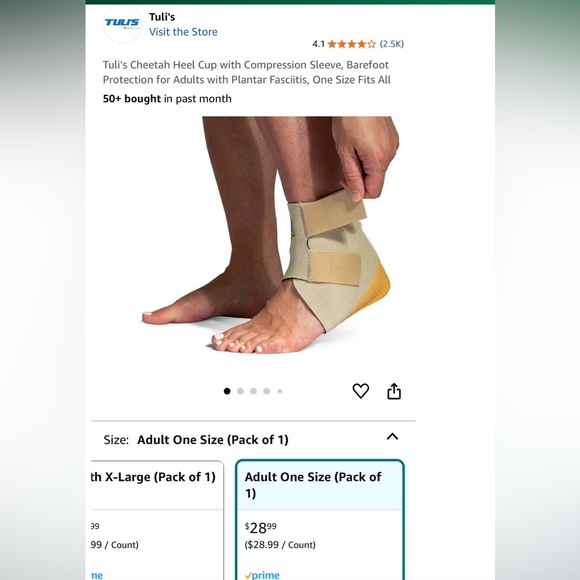 Tuli’s heel cups and X Braces - Picture 9 of 9